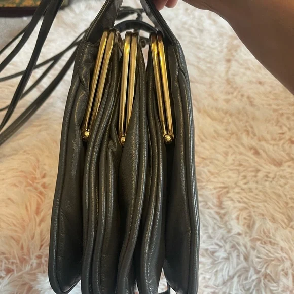 Dark gray Leather purse - Picture 11 of 12